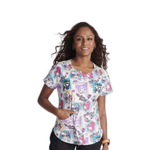 Tooniforms Scrubs Top For Women Round Neck TF787 - Picture 9 of 9